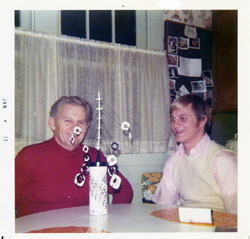 Dad and me January 1973