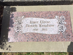 Joyce Eloise Dennis Knudson 1930-2013